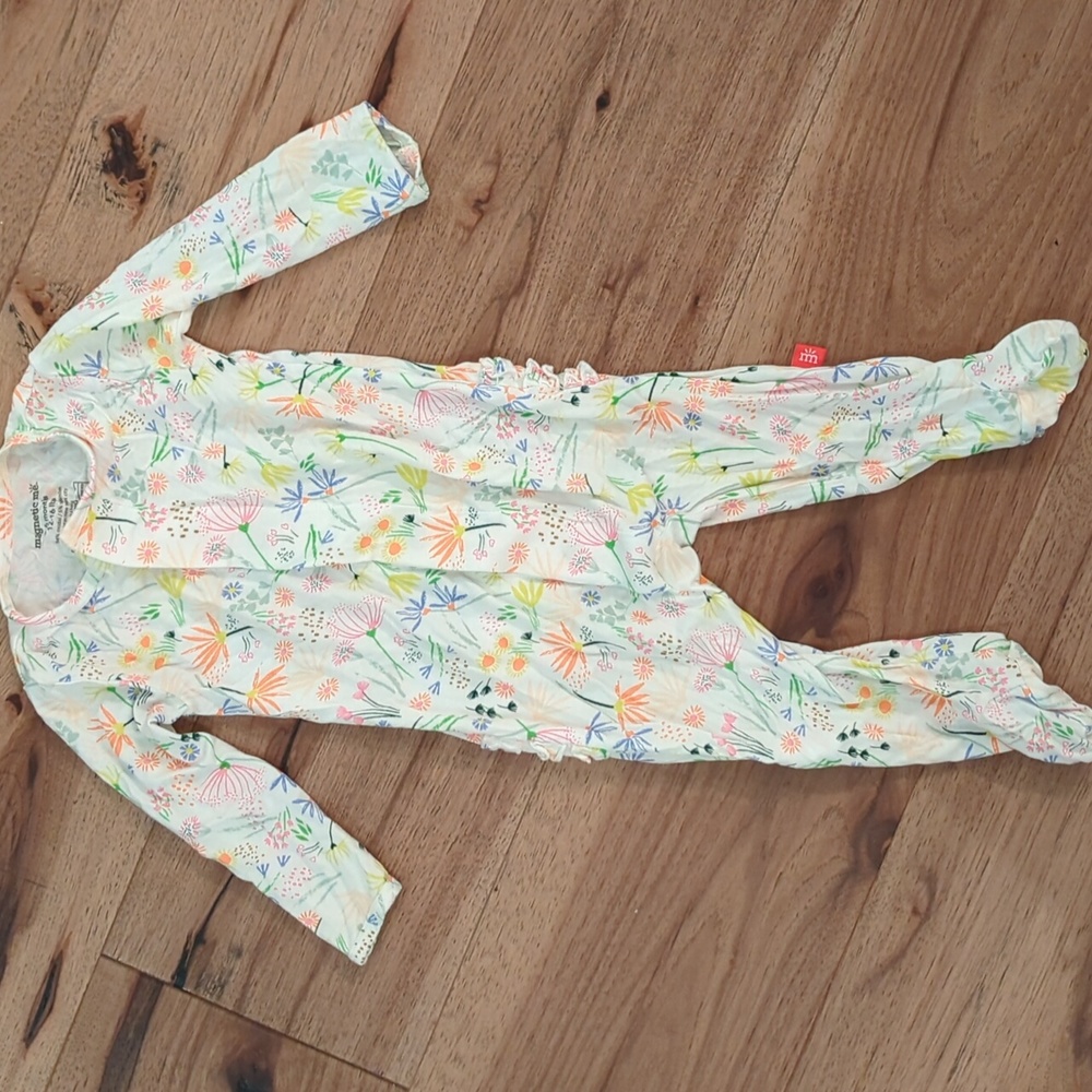 3-6 month Magnetic Me Footie Pajamas